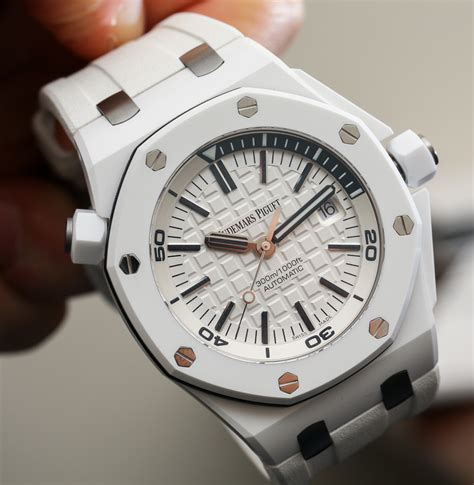 royal oak offshore white ceramic.